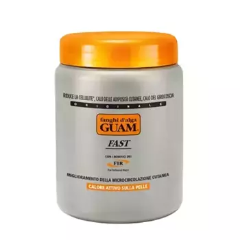 GUAM Маска антицеллюлитная разогревающая Экспресс обертывание / FANGHI D’ALGA 1000 гр