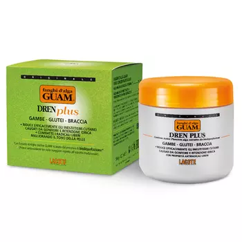 GUAM Маска антицеллюлитная с дренажным эффектом / DREN PLUS FANGHI D`ALGA 500 г
