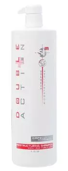 HAIR COMPANY Шампунь восстанавливающий для прямых волос / Double Action Shampoo Ricostruttore 1000 мл