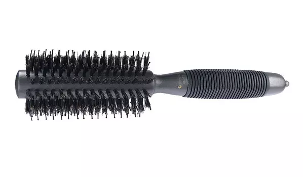 HAIRWAY Брашинг Dark Wood деревянный, натуральная щетина, штифты, черный 22 мм