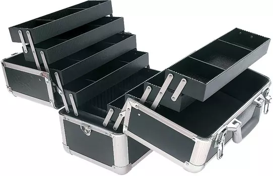 HAIRWAY Чемодан Hairway д/визаж.замок на ключ 370х220х340мм