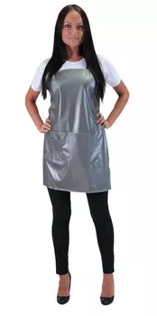 HAIRWAY Фартук MF сереб.клет.370028