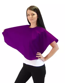 HAIRWAY Пелерина фиолетовая 88*82 см