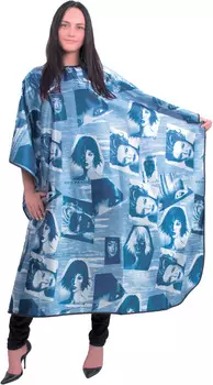 HAIRWAY Пеньюар Summer in City плотный, синий 128*164 см