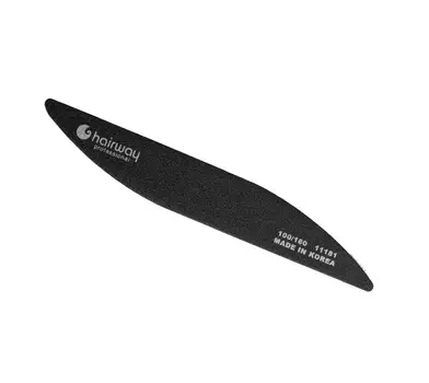 HAIRWAY Пилка Hairway волна, черная 100/180