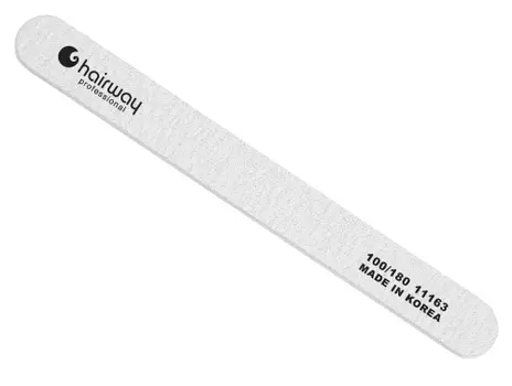 HAIRWAY Пилка стандарт зебра 100/180 (11028)