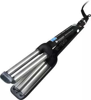 HAIRWAY Плойка-волна Black &amp; Silver Line 16-16-16 мм 80 W