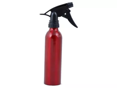 HAIRWAY Распылитель TUBUS Logo алюминиевый для воды 250 мл красный