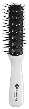 HAIRWAY Щетка Glaze массажная на пластмассовой основе, пластиковые штифты, 6 рядов