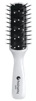 HAIRWAY Щетка Glaze массажная на пластмассовой основе, пластиковые штифты, 7 рядов