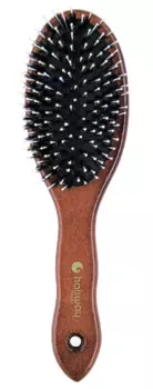 HAIRWAY Щетка Madam массажная на деревянной основе 11-рядная овальная