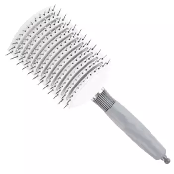 HAIRWAY Щетка Silver Drops массажная на пласт. основе 13-рядная