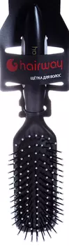 HAIRWAY Щетка Star Sky массаж. овал. 13-ряд. пласт. штифт. дер. осн.