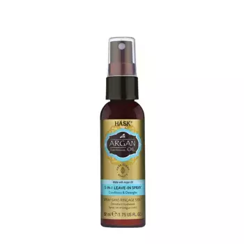 HASK Спрей несмываемый 5-в-1 с аргановым маслом, мини-формат/ Argan Oil 5 In 1 Leave-In Conditioner Travelsize 52 мл
