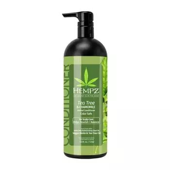 HEMPZ Кондиционер Здоровые волосы чайное дерево и ромашка / Tea Tree & Chamomile Herbal Conditioner 1000 мл