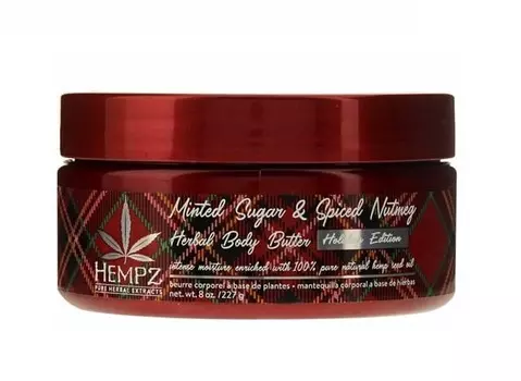 HEMPZ Крем питательный для тела Мятный сахар и мускат / Le Minted Sugar &amp; Spiced Nutmeg Body Butter 235 мл