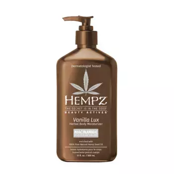 HEMPZ Молочко увлажняющее для тела Люкс Ваниль / Hempz Beauty Actives Vanilla Lux Herbal Body Moisturizer 500 мл