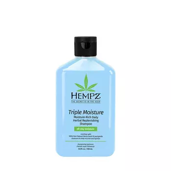 HEMPZ Шампунь для волос Тройное увлажнение / Triple Moisture Replenishing Shampoo 250 мл