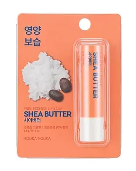 HOLIKA HOLIKA Бальзам питательный для губ с маслом ши / Pure Essence Shea Butter Lip Balm 3,3 г
