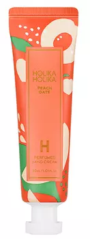 HOLIKA HOLIKA Крем питательный для рук Перфьюм Хэнд Крим, персик / Peach Date Perfumed Hand Cream 30 мл