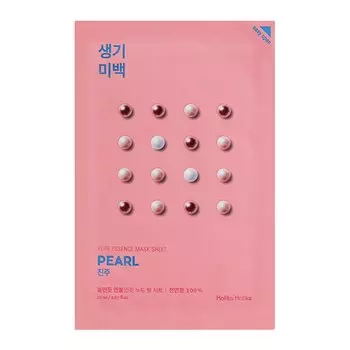 HOLIKA HOLIKA Маска тканевая осветляющая Пьюр Эссенс, жемчуг / Pure Essence Mask Sheet Pearl 20 мл