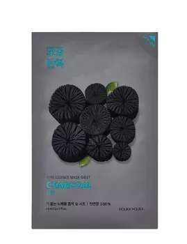 HOLIKA HOLIKA Маска тканевая успокаивающая для лица с углем / Pure Essence Mask Sheet Charcoal 20 мл