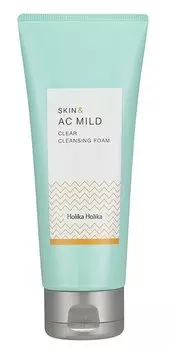 HOLIKA HOLIKA Пенка очищающая для проблемной кожи Скин энд AC Милд / Skin &amp; AC Mild Clear Cleansing Foam 150 мл