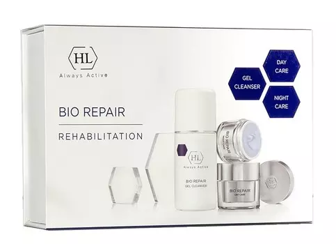 HOLY LAND Набор для лица (гель 125 мл, крем дневной 50 мл, крем ночной 50 мл) Bio Repair Kit