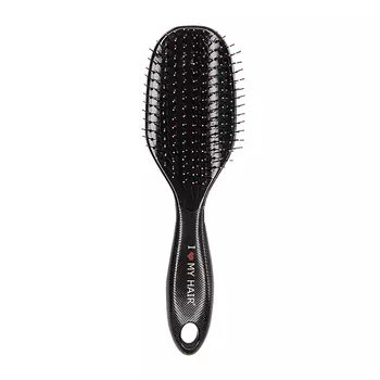 I LOVE MY HAIR Щетка парикмахерская для волос Spider Classic 1502, черная глянцевая L