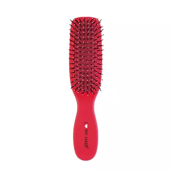 I LOVE MY HAIR Щетка парикмахерская для волос Spider Soft 1503, красная матовая S