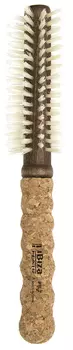 IBIZA HAIR Щетка круглая для укладки волос, осветленная щетина, диаметр 35 мм (пробка)