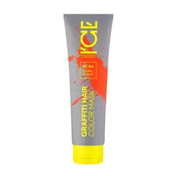 ICE PROFESSIONAL Маска тонирующая для волос, коралловый / Graffiti Hair Color Mask Coral Flame 140 мл