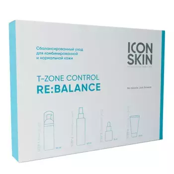 ICON SKIN Набор для комбинированной и нормальной кожи (пенка 50 мл + тоник 50 мл + сыворотка 15 мл + флюид 20 мл) Re:Balance trial size