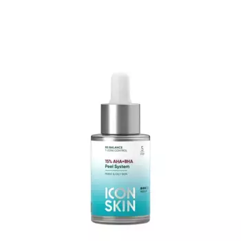 ICON SKIN Пилинг для лица 15% AHA+BHA / Re:Balance Peel System 30 мл