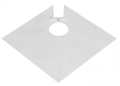 IGROBEAUTY Пелерина полиэтиленовая 400 мм 20 мкр прозрачная 50 шт