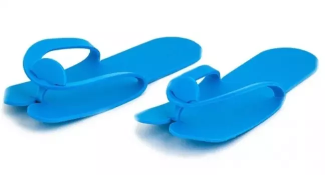 IGROBEAUTY Тапочки вьетнамки пенополиэтилен 8 мм, цвет синий 10 пар