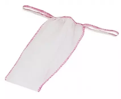 IGROBEAUTY Трусики женские 20 г/м2 спанбонд, розовая резинка, цвет белый 25 шт