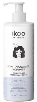 IKOO Кондиционер для волос Непростительный объем / Conditioner Don't Apologize, Volumize 1000 мл