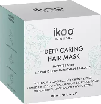 IKOO Маска глубокое восстановление Увлажнение и блеск / Deep Caring Mask Hydrate &amp; Shine 200 мл