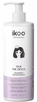 IKOO Шампунь для волос Курс по детоксу / Shampoo Talk the Detox 1000 мл