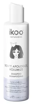 IKOO Шампунь для волос Непростительный объем / Shampoo Don't Apologize, Volumize 100 мл