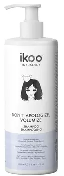 IKOO Шампунь для волос Непростительный объем / Shampoo Don't Apologize, Volumize 1000 мл