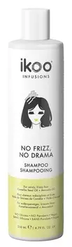 IKOO Шампунь разглаживающий для волос Нет кудрей, нет драммы / Shampoo No Frizz, No Drama 250 мл
