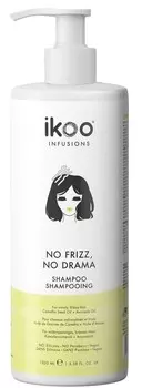 IKOO Шампунь разглаживающий для волос Нет кудрей, нет драммы / Shampoo No Frizz, No Drama 1000 мл