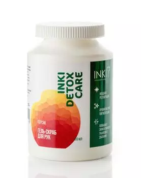 INKI Гель-скраб регенерирующий для рук персик 200 мл