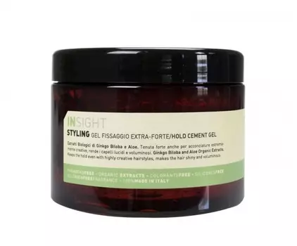 INSIGHT Гель экстрасильной фиксации для волос / STYLING HOLD CEMENT GEL 500 мл