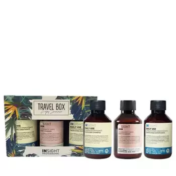INSIGHT Набор (шампунь 100 мл, кондиционер 100 мл, гель для тела 100 мл) TRAVEL BOX DAILY USE