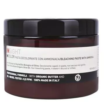 INSIGHT Паста обесцвечивающая с органическим маслом ши / INCOLOR 500 г