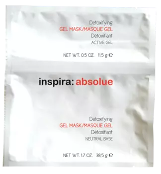 INSPIRA COSMETICS Маска-гидрогель моделирующая детоксицирующая / Detoxifying Gel Mask with Active Charcoal &amp; Mint INSPIRA ABSOLUE 50 г