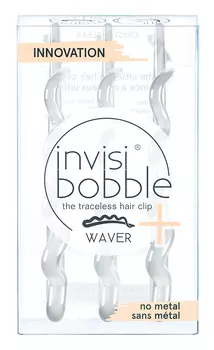 INVISIBOBBLE Заколка для волос с подвесом / WAVER PLUS Crystal Clear